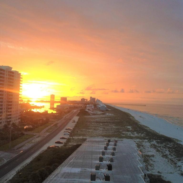 Ocean Front Penthouse Suite Panoramic Views Of Gulf,Pensacola Beach,Pier, & Bay Exterior foto