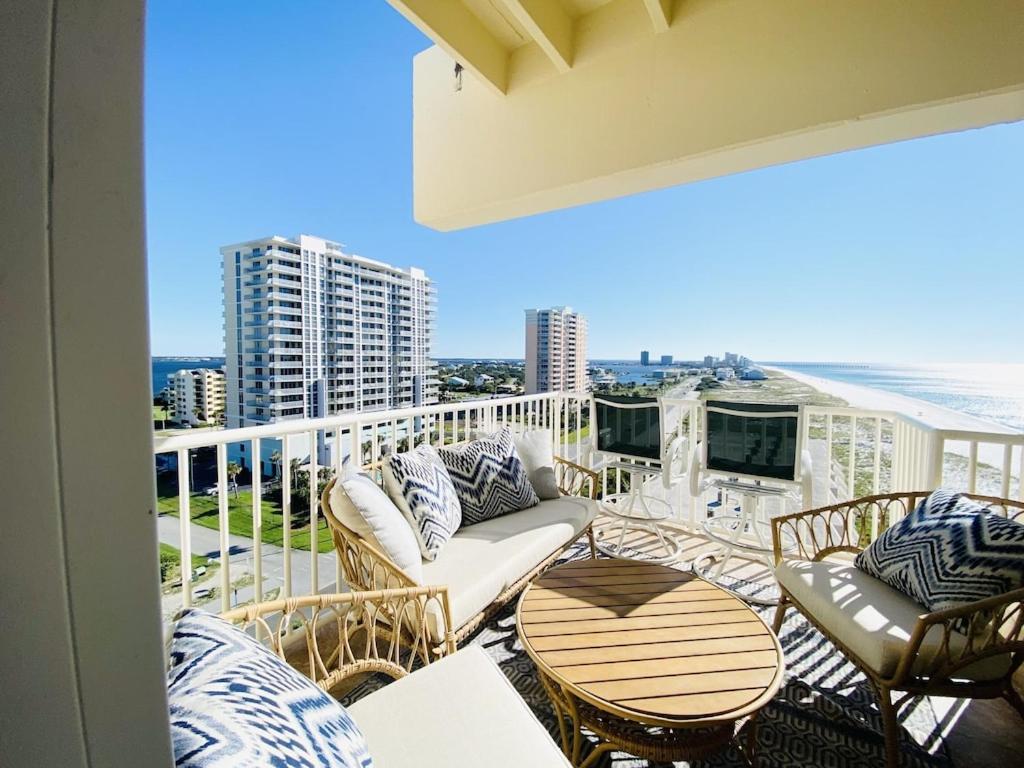 Ocean Front Penthouse Suite Panoramic Views Of Gulf,Pensacola Beach,Pier, & Bay Exterior foto